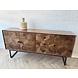 Dressoir Calpe mangohout visgraat 175 en 200 cm Dressoir Calpe mangohout visgraat 175 en 200 cm