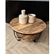 Salontafel Paras Ø65 cm mangohout natural Salontafel Paras Ø65 cm mangohout natural