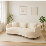 Banken Organisch XL White wafeltjes stof