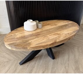 Salontafel ovaal 100 & 130 cm