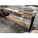 Wandtafel / sidetable 180 cm Britt mangohout Wandtafel / sidetable 180 cm Britt mangohout