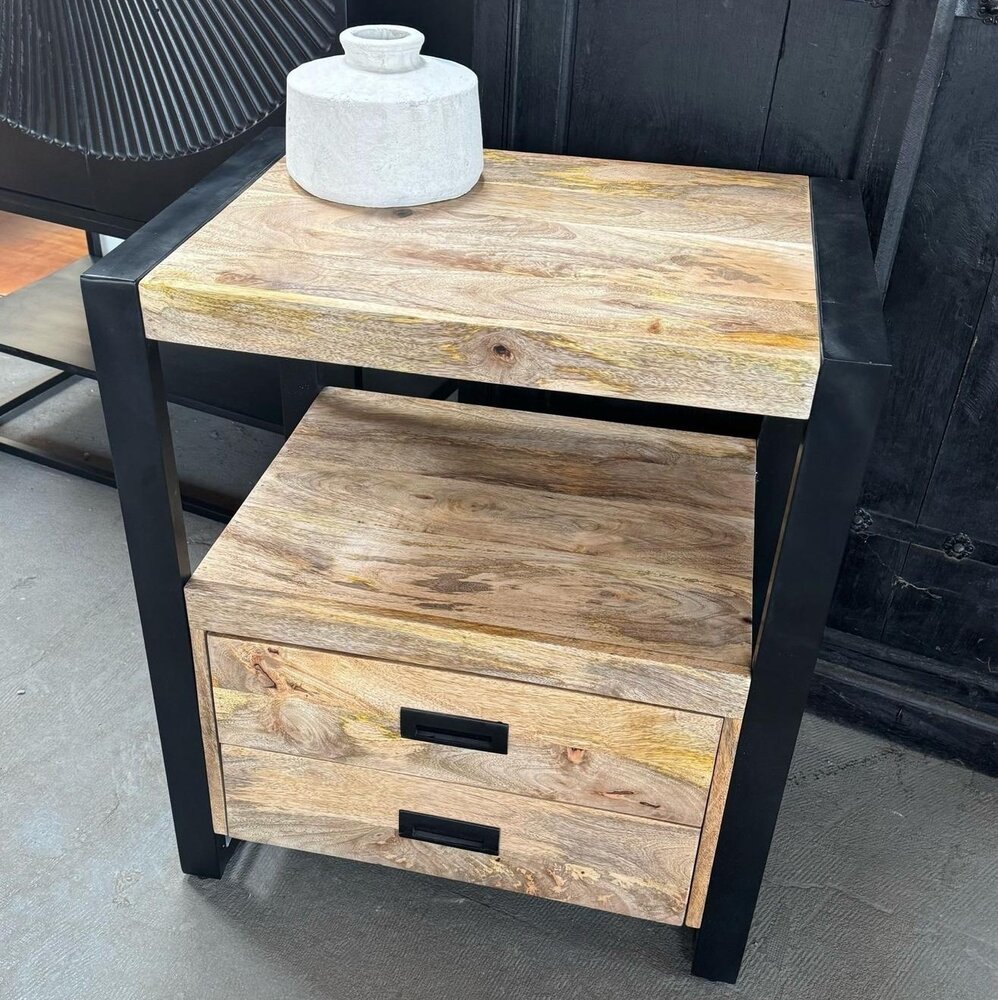 Dressoir / Ladenkast 2 lades Britt mangohout