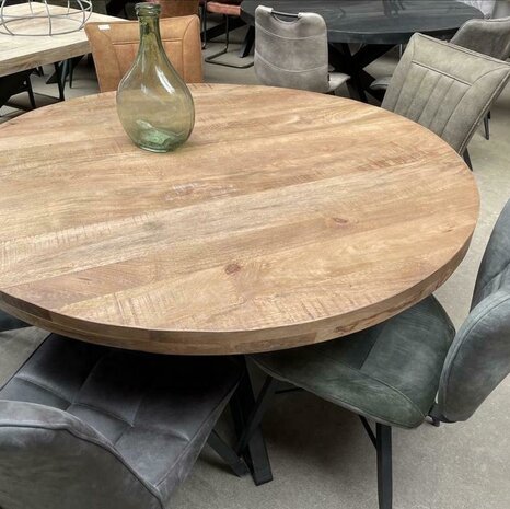 Ronde eettafel 140 mangohout moreno Ronde eettafel 140 mangohout moreno