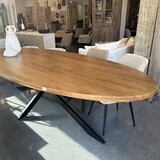 Eettafel Denia ovaal 260 t/m 300 cm mangohout matrix Eettafel Denia ovaal 260 t/m 300 cm mangohout matrix