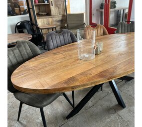Eettafel Denia ovaal - 4 afmetingen Eettafel Denia ovaal - 4 afmetingen