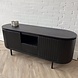TV meubel Pedrera 140 zwart ribbel TV meubel Pedrera 140 zwart ribbel