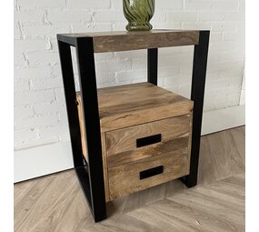 Nachtkastje Britt mangohout