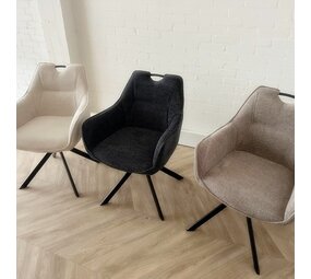 Eetstoel Odin - 3 kleuren draaibaar