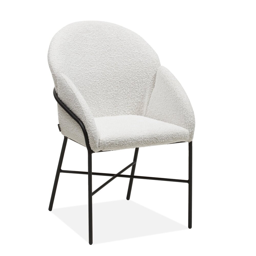 Eetstoel Argos - 3 kleuren Teddystof Eetstoel Argos - 3 kleuren Teddystof