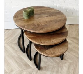 Salontafel set van 3 XL - moreno Salontafel set van 3 XL - moreno