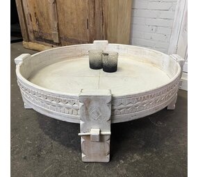 Salontafel chakki oud hout India Salontafel chakki oud hout India