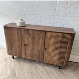 Dressoir Avila mangohout ribbel - 150 en 180 cm Dressoir Avila mangohout ribbel - 150 en 180 cm