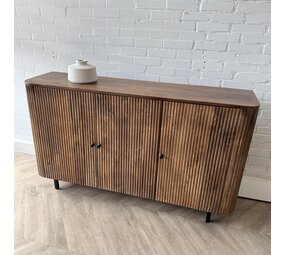 Dressoir Avila mangohout ribbel - 150 cm Dressoir Avila mangohout ribbel - 150 cm