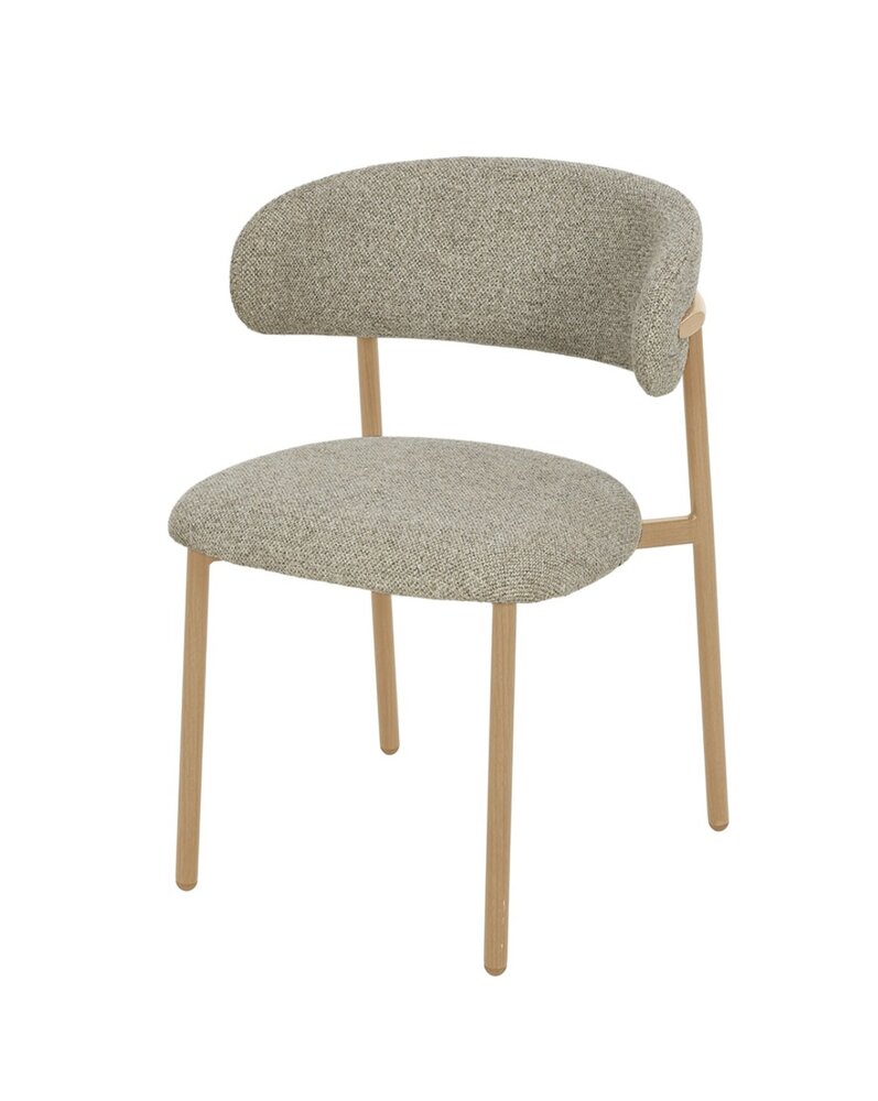 Eetkamerstoel Lynn - houtlook poot