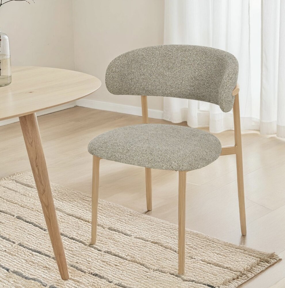 Eetkamerstoel Lynn - houtlook poot