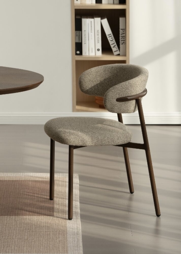 Eetkamerstoel Lynn - houtlook poot