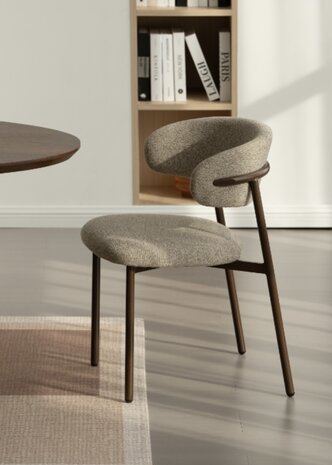 Eetkamerstoel Lynn - houtlook poot