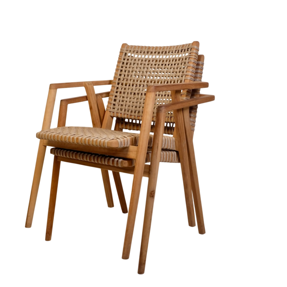 Eetstoel / tuinstoel teakhout Ibiza Eetstoel / tuinstoel teakhout Ibiza