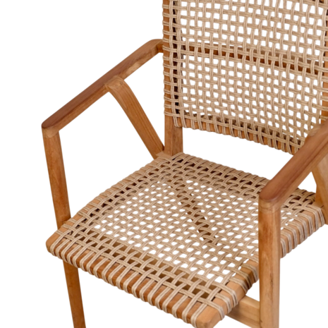 Eetstoel / tuinstoel teakhout Ibiza Eetstoel / tuinstoel teakhout Ibiza