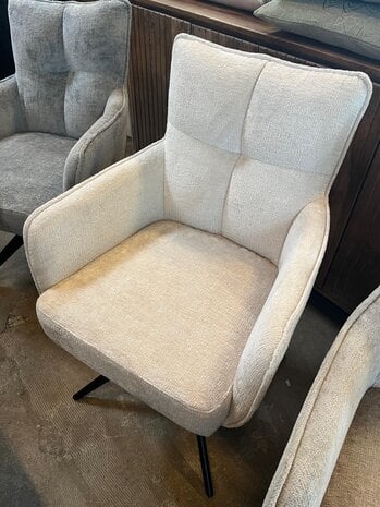 Stoel Sven draaibaar microvezelstof metaal zwart Stoel Sven draaibaar microvezelstof metaal zwart