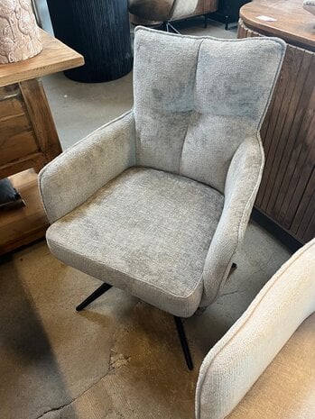 Stoel Sven draaibaar microvezelstof metaal zwart Stoel Sven draaibaar microvezelstof metaal zwart