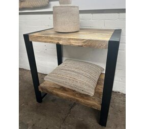 Bijzettafel mangohout naturel  Britt Bijzettafel mangohout naturel  Britt