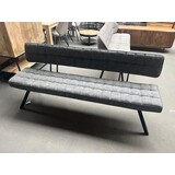 Eetkamerbank antraciet 180