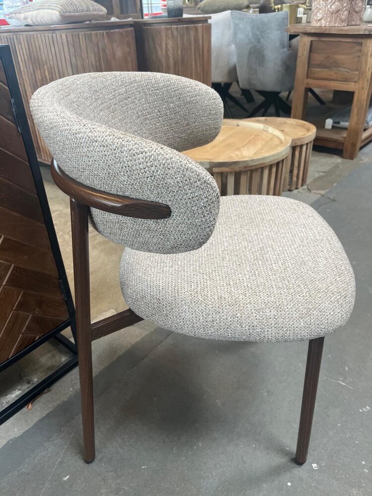 Eetkamerstoel Lynn - houtlook poot