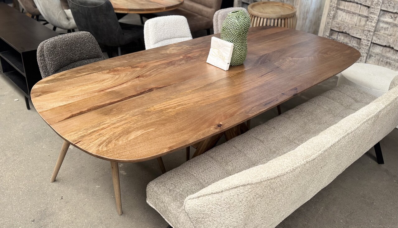 Eettafel Murcia - houten poot