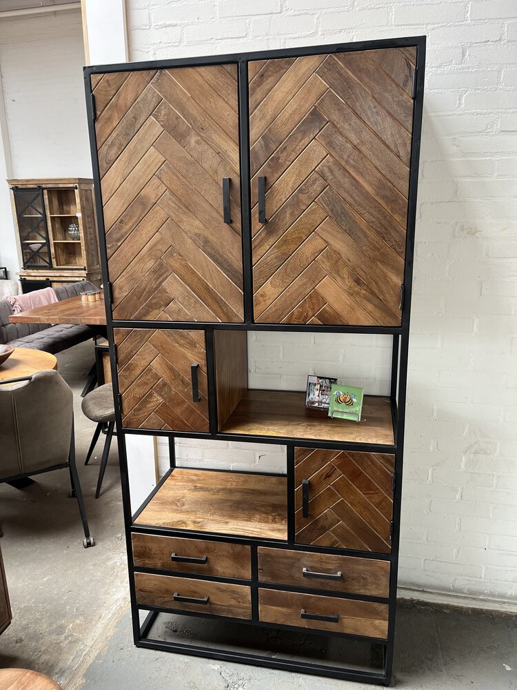 Vakkenkast mangohout visgraat