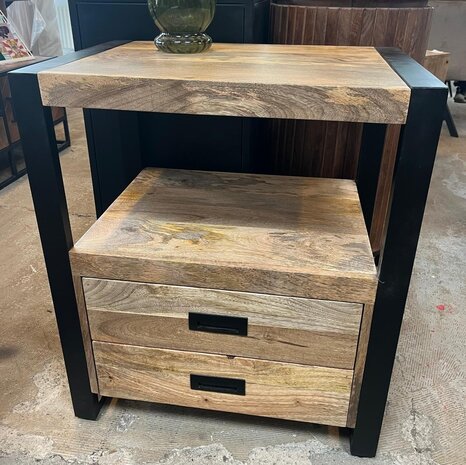 Dressoir / Ladenkast 2 lades Britt mangohout