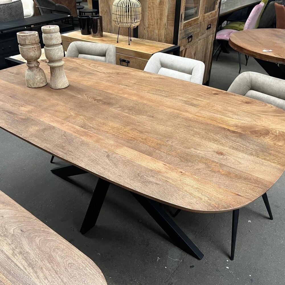 Eettafel Rosas deens ovaal 180 of 200 cm