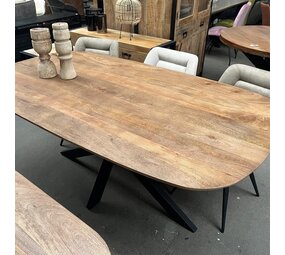 Eettafel Rosas deens ovaal 160 of 180 cm Eettafel Rosas deens ovaal 160 of 180 cm