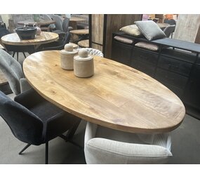 Eettafel Denia ovaal 160 t/m 210cm Eettafel Denia ovaal 160 t/m 210cm