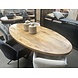 Eettafel Denia ovaal 160 t/m 210 cm mangohout Eettafel Denia ovaal 160 t/m 210 cm mangohout
