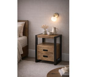 Nachtkastje Britt mangohout - Leverbaar begin maart