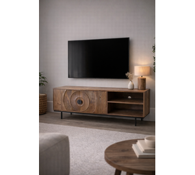 TV meubel Altea 160 carved mangohout