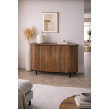 Dressoir Pedrera 115 cm Mangohout ribbel  retro