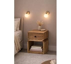 Nachtkast Bali Bohemian mangohout