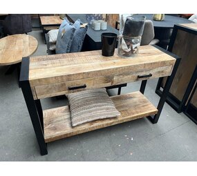 Wandtafel / sidetable Britt 120 cm mangohout