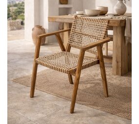 Eetstoel / tuinstoel teakhout Ibiza