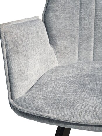 Livingfurn Eetstoel Louise - draaibaar, 2 kleuren