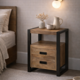 Nachtkastje Britt mangohout - Leverbaar begin maart