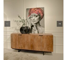 Livingfurn Dressoir Valdez 180 cm mangohout