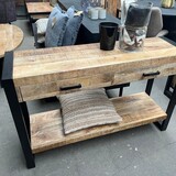 Wandtafel / sidetable Britt 120 cm mangohout