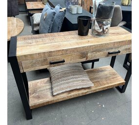 Wandtafel / sidetable Britt 120 cm mangohout
