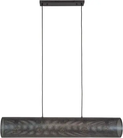 Portland Hanglamp Tubon Mesh 5-lichts / Artic zwart