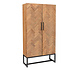 Dichte kast Accent Big 105 cm teakhout