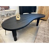 Eettafel zwart organisch 240cm