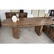 Eettafel Avila mangohout conische poot 220 cm - Leverbaar medio juli